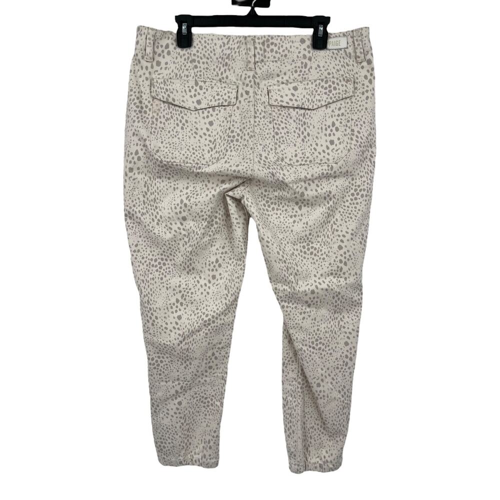 Paige Joggers Mayslie Animal print stretch twill size 32 - Picture 5 of 9